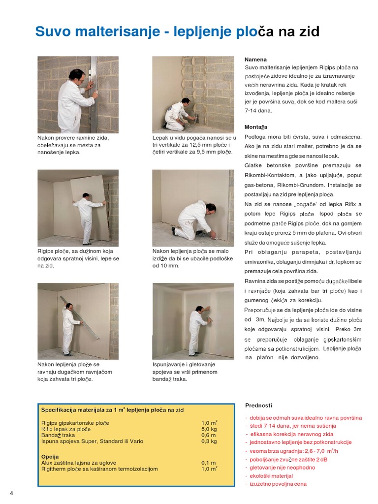 Rigips Postupak | PDF