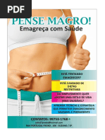 E-book Pense Magro e Emagreça - Psicóloga Célia Prado