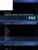 Labor, Work and Payments