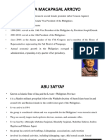 Gloria Macapagal Arroyo, Abu Sayyaf, NPA, and Jemaah Islamiya