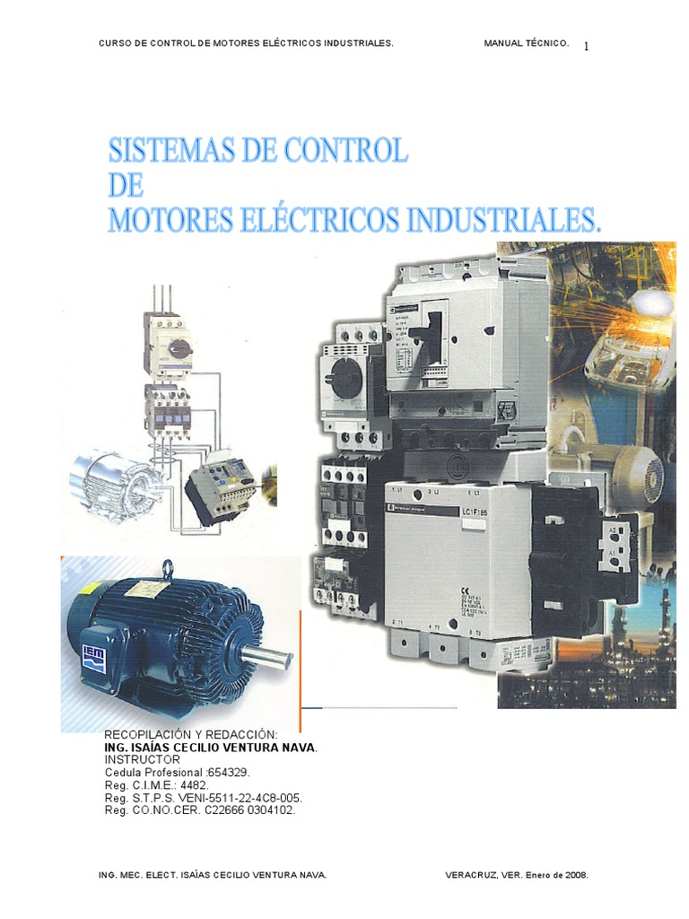 Control de Motores Eléctricos Industriales | PDF | Motor eléctrico ...