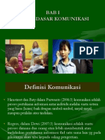 Minggu 2 BAB I Dasar Dasar Komunikasi Bsnis 1