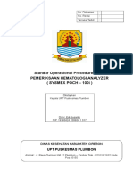 01 Sop Pemeriksaan Hematologi Analyzer (Sysmex Poch - 100i)