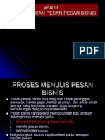 Merencanakan Pesan Bisnis