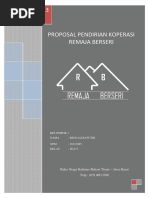 Proposal Pendirian Koperasi Konsumsi