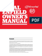 Royal Enfield Continental Gt Owners Manual