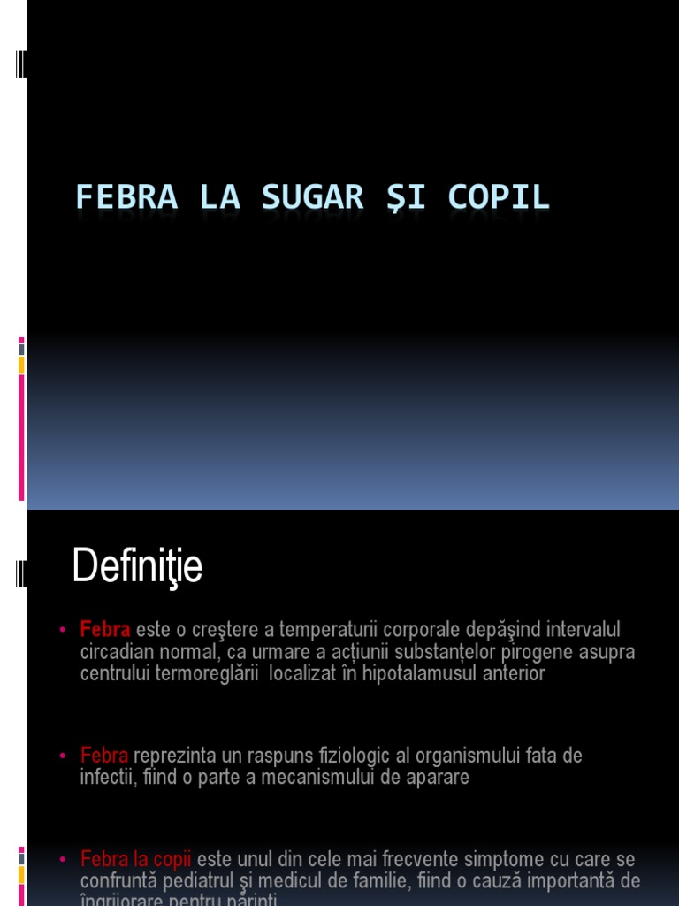 Febra (Pediatrie) | PDF