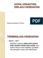 1-Kesehatan, Kesakitan, Dan Perilaku Kesehatan - Tm 3