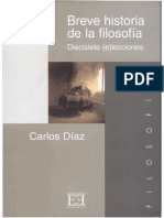 DIAZ, Carlos, Breve Historia de La Filosofía. Diecisiete (E) Lecciones, Madrid, 2002