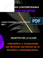 4 Lit. Cont. Técnicas Narrativas