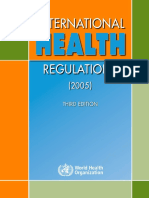 International Health Regulation 2005 3rd Edition