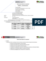 Informe implementación currículo nacional UGEL Tarma 2017