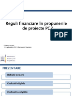 Prezentare 2 Reguli Financiare in Propunerile de Proiecte Pc7