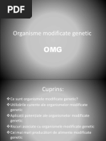 Organisme Modificate Genetic