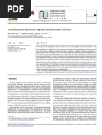 Scalability and Validation of Big Data Bioinformatics Software