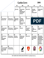 Calendar April 2018 PDF
