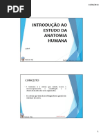 Introdução Aos Estudos Da Anatomia