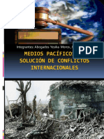 Exposicion Medios Pacificos Resolucion de Conflictos