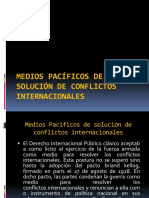 Medios Pacíficos de Solución de Conflictos Internacionales