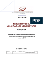 Reglamento Voluntariado Universitario v001