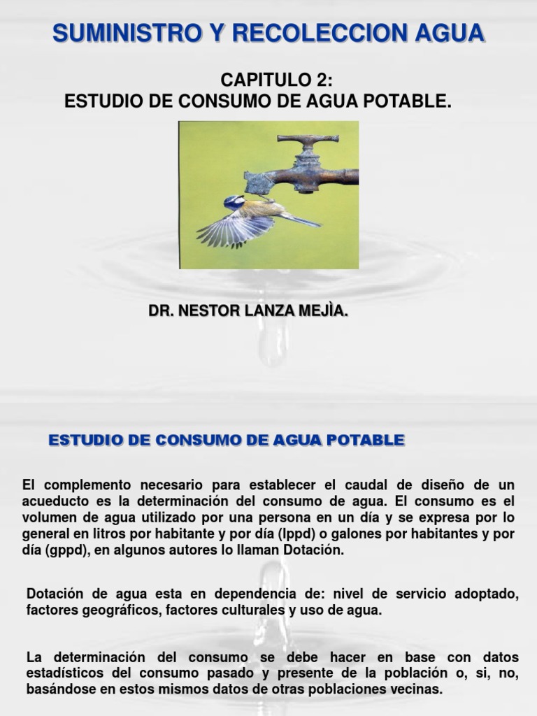 Factores que Aumentan la Demanda de Agua | PDF | Consumo (economía ...