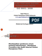Sekilas ISO 9001 2008