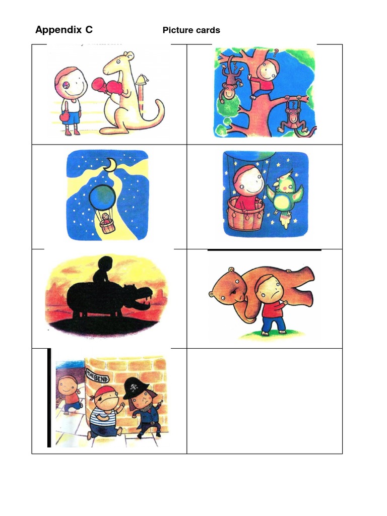 Picture Cards Appendix C Guide | PDF