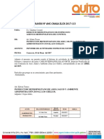 MEMORANDO No. 2017-113 - REPORTE ACTIVIDADES MES CARLOS SALAS