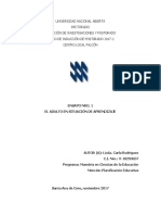 Ensayo N - 1 El Adulto en Situacion de Aprendizaje