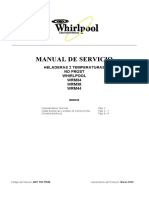 Whirlpool Manual de Servicio Heladera WRM34 WRM38 (380) WRM44