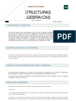 Estrucutras Algebraicas