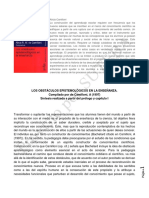 Camilloni-Los Obstáculos Epistemològicos en La Enseñanza PDF