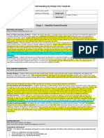 Ubd Unit Planning Template