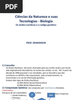Os Ácidos Nucléicos e o Código Genético
