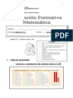 Evaluacion Formativa Matematica Unidad 1, 2016