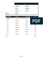 Personal Inventory W: (Name) (Company) (Address) (Address) (Name) (Phone/Fax) (Phone) (Phone) (Email) (Email) (Policy)