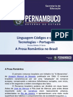 A Prosa Romântica No Brasil.