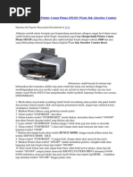 Panduan Reset Canon Printer | PDF