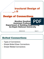 Structural Design of Buildings II Design of Connections