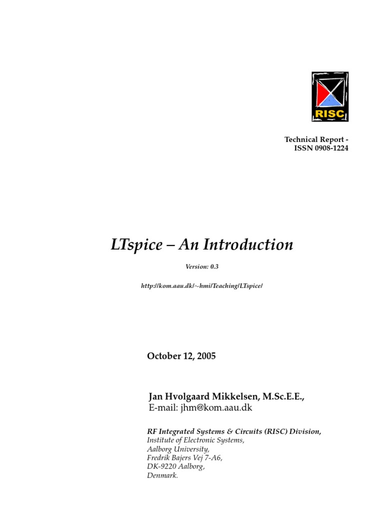 LTspice Guide PDF Spice Electrical Network