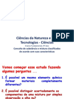 Conceito de Substancias e Misturas Classificando de Acordo Com Suas Características