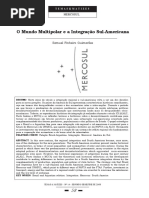 Guimaraes - O Mundo Multipolar e a Integração Sul-Americana