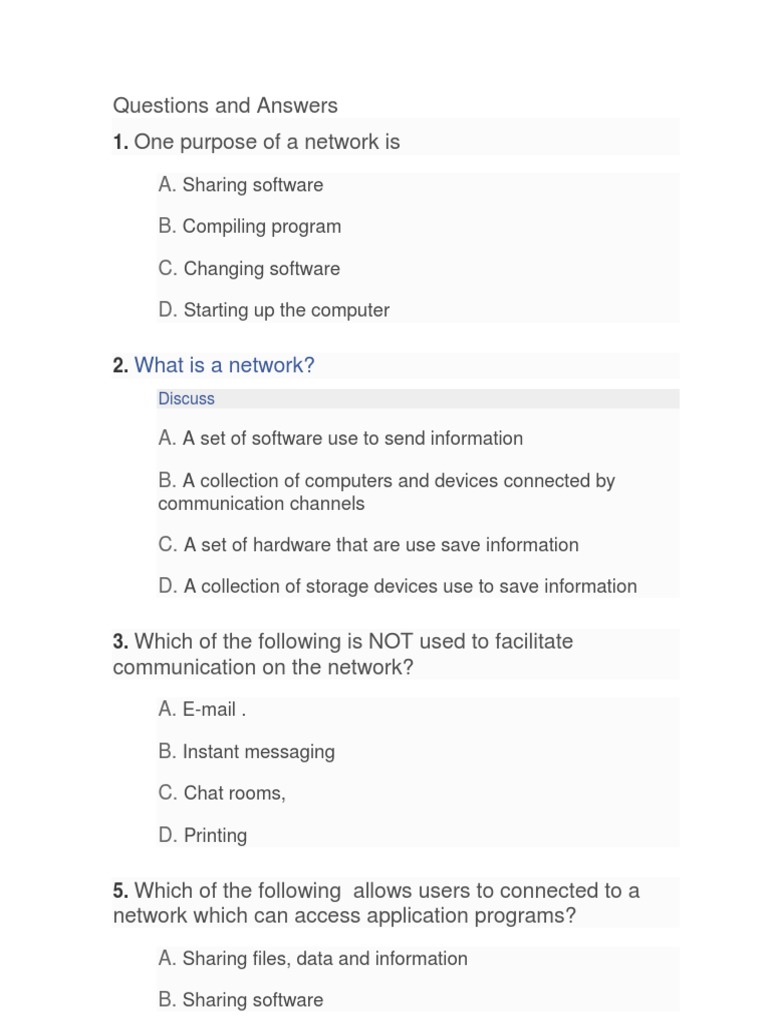 Questions and Answers PDF Coaxial Cable