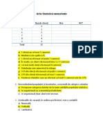 Grile Statistică Rezolvate