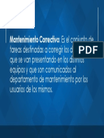 Mantenimiento Correctivo