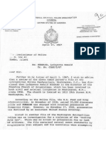 US Interpol Replies To Malawi Police April 1967