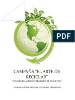 Campaña El Arte de Reciclar