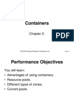 Containers: SYS-ED/Computer Education Techniques, Inc. CH 2: 1