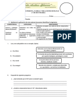 Examen de Persona 1 - 2 Unidad