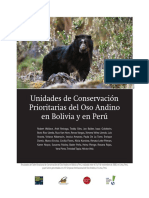 Unidades de Conservación Prioritarias Del Oso Andino en Bolivia y en Perú